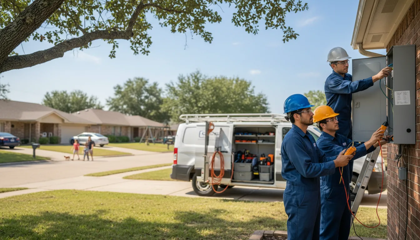 Certified electrician providing emergency electrical services in Panama, IL